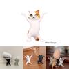 Charming Cat Figure Pen Holder Jewelry Stand And Earphone Support In Sturdy Pvc Material
