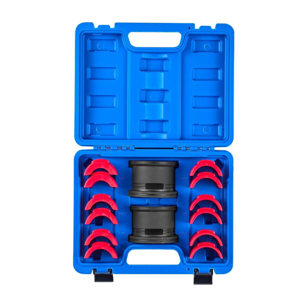 Bearing Press Kit, 14 Pcs, Bearing Race and Seal Driver Set with Bushings and Adapters, Bushing Driver Tool Set, Heavy Duty Carbon Steel Seal Removal