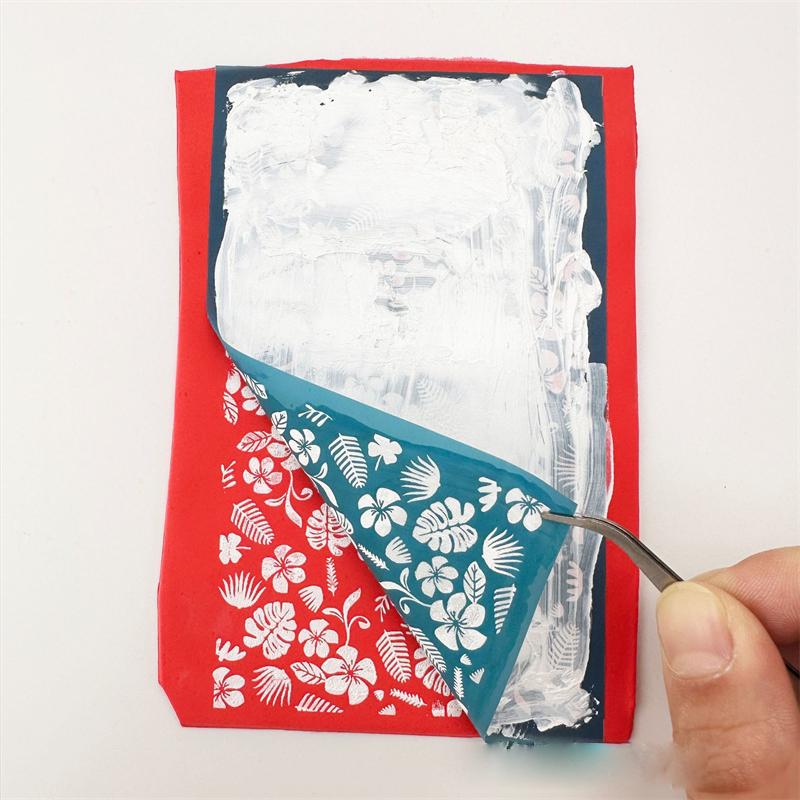 23 Styles Self-Adhesive Silk Screen Stencils for Polymer Clay Palm Leaves Reusable Mesh Transfer Printing Earring Jewelry Making