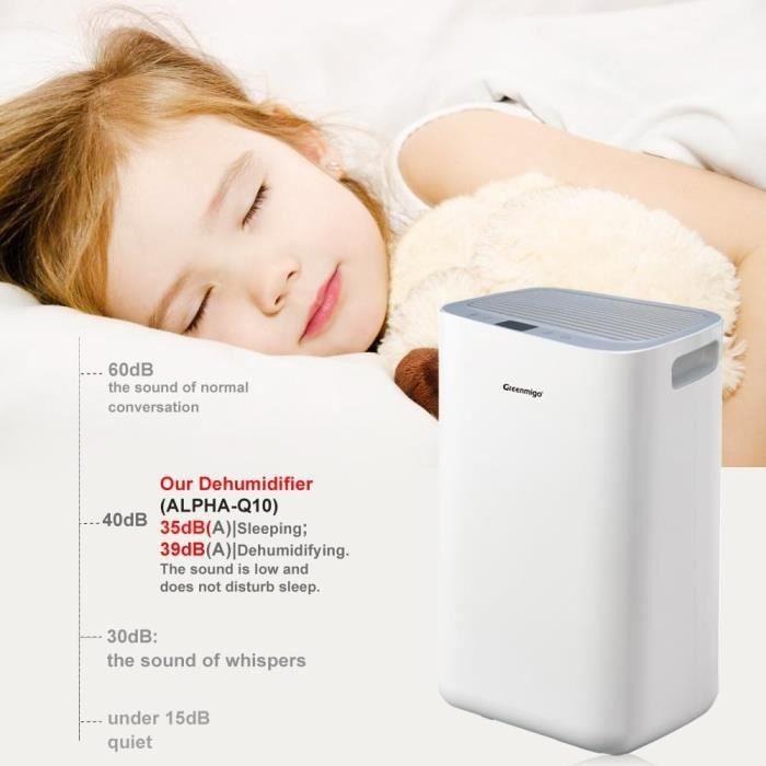 Déshumidificateur Electrique 10L24h Greenmigo ALPHA-Q10