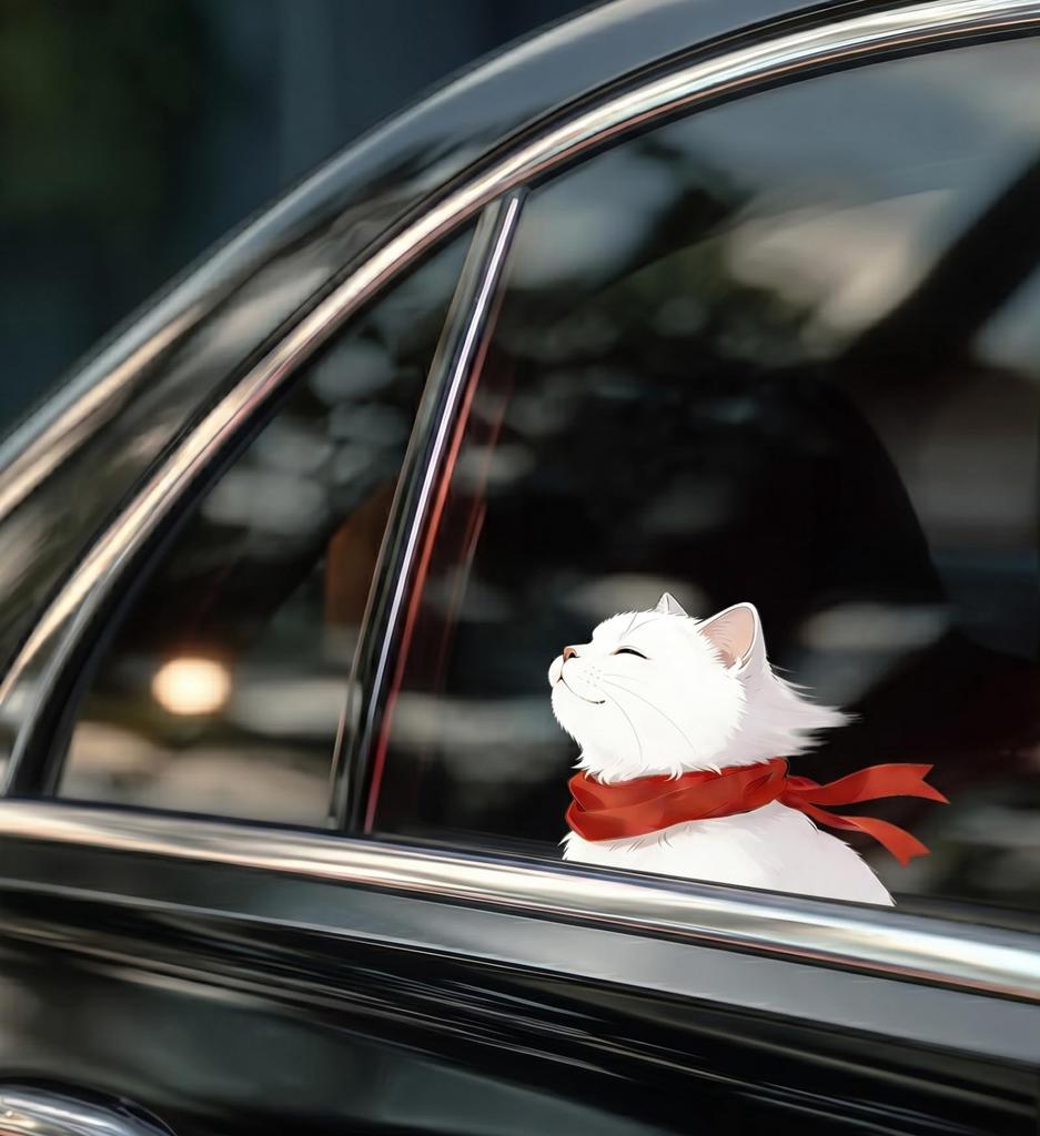 Creative Decoration Car Decal Scar Cover Cute Cat Sticker Cute