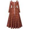 Renaissance Lady Dress With Linen Fabric For Medieval Themed Stage Costumes For Women And Men
