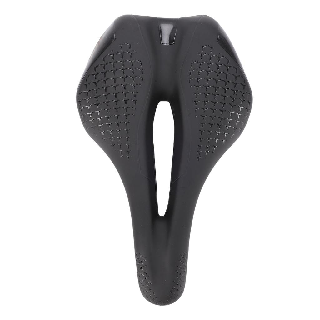 Comfortable PU Leather Bike Seat with High Density Sponge, Shock Absorbing Cord, Non-Slip Saddle Cushion for Mountain Road for Men and Women,    