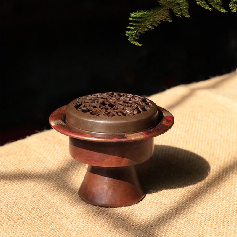 Agarwood Incense Burner - Antique Zen Desk Ornament for Home