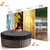 Elastic Round Bath Tub Protector Waterproof Oxford Fabric Cover Dustproof Design Spa Accessory Installation