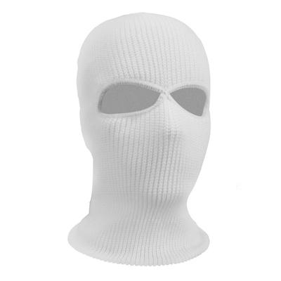 2-Hole Knitted Full Face Cover Hat Balaclava Hood Ski Cycling Winter Warm Mask