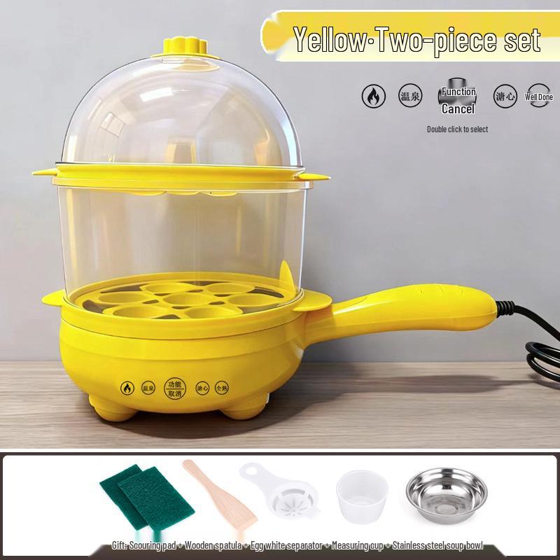 Canxiang Non-Stick Electric Frying Pan: Poached Eggs, Dumplings, Pot Stickers & Breakfast Cooker