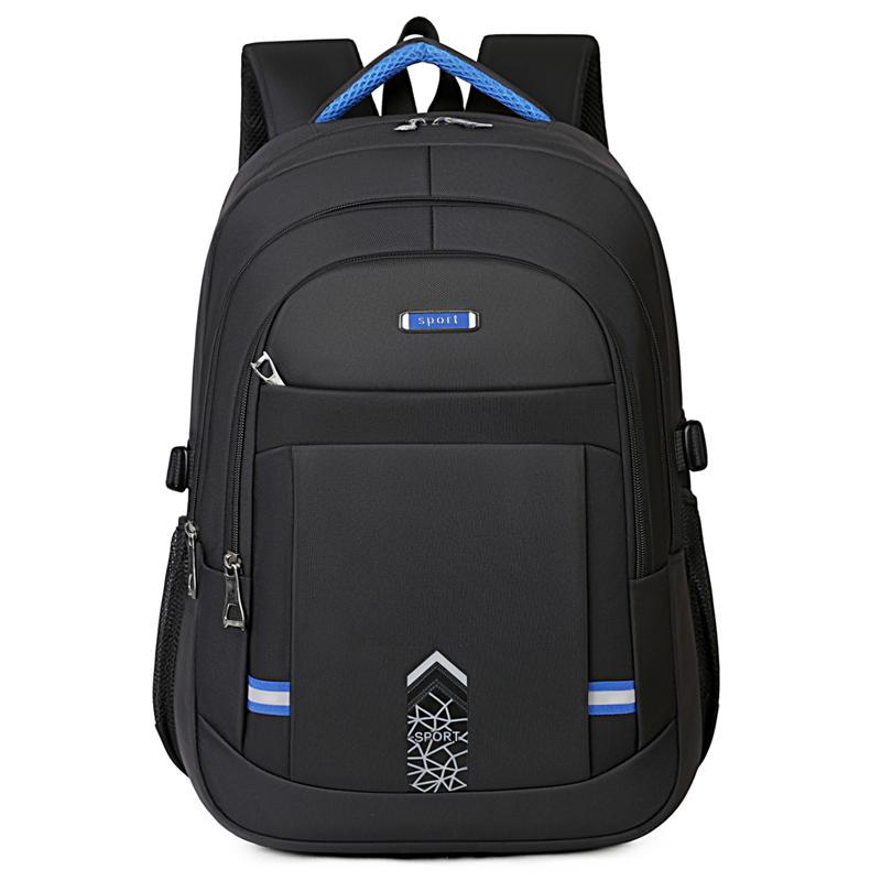 Unisex Large Capacity Backpack Men's Double Shoulder Bag Versatile All-Match Leisure Travel Hiking School Bag