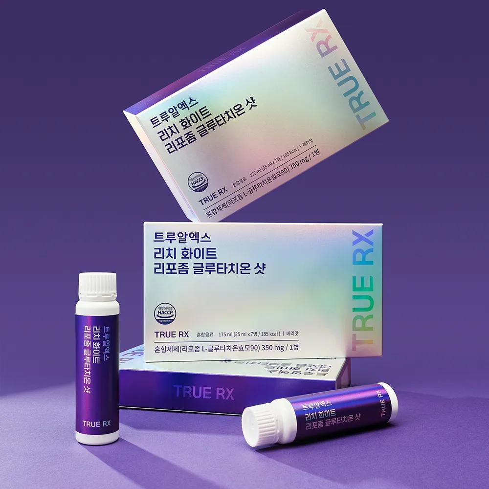 TRUERX Reichhaltiger Weißer Liposomen-Glutathion-Shot 7 Stück (7-Tage-Vorrat)