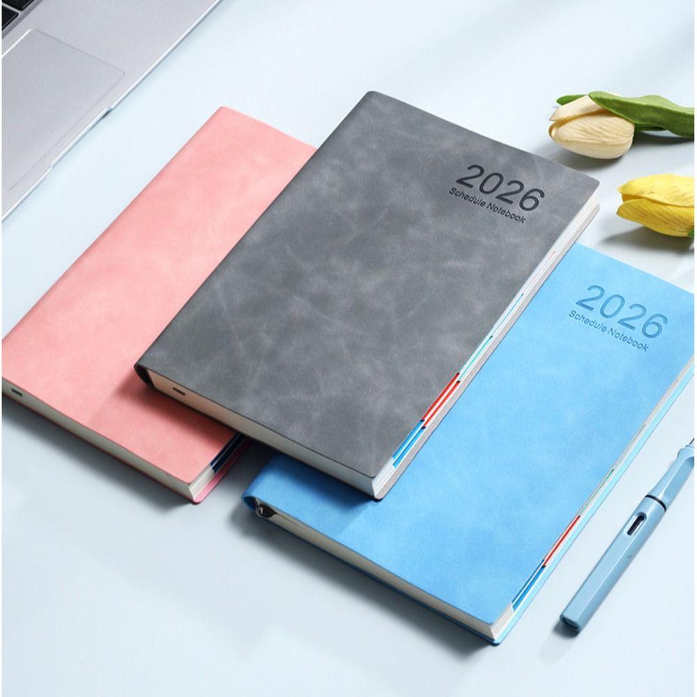 Planner Reminder 2026 Agenda Book A5 Daily Planner Portable Calendar Book  Office Supplies
