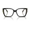 MICHAEL KORS Temple Logo Metal Acetyl Rectangular Optical Frame Men's Black Black 52
