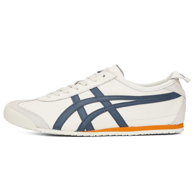 ONITSUKA TIGER Mexico 66 Retro Lightweight Durable Low-Top Running Shoes Unisex Sneaker White Blue Yellow 1183B771-107