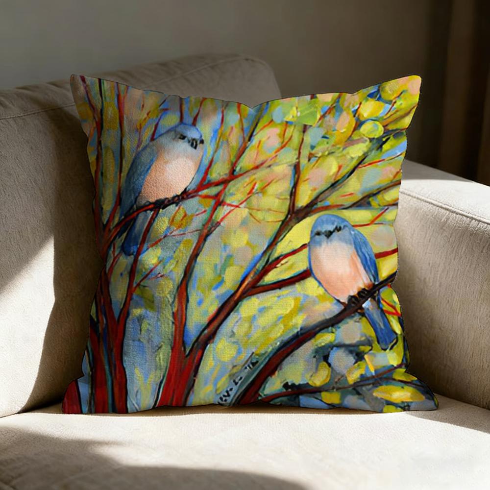 Anime Abstract Paint Colorful Pillow Case Pillowcase, Double-Sided Printed, Sofa Cushion, Bedroom Headboard Pillow