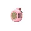 Waist Belt Fan USBC EnergyStoring Wearable Lightweight for Outdoor, Travel, Office Pink
