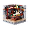 MOC Medieval Furniture Pharmacist Wine Barrel Bar Scrolls Cabinet Building Blocks Piano Bookshelf Paper Map Bedrooms Bricks Toys