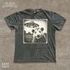 Lustiges Opossum UFO Shirt, Vintage Opossum Alien Entführung T-Shirt, Cryptidcore Oberteil für Männer Frauen, Weirdcore Ironisches Grafik-T-Shirt, Gag-Geschenk