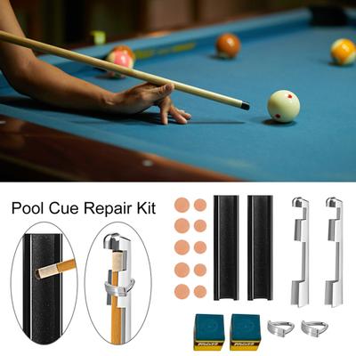 18-delig Biljartkeu Reparatieset Duurzaam Handig Poolkeu Tip Reparatieset Club Onderhoud Accessoires