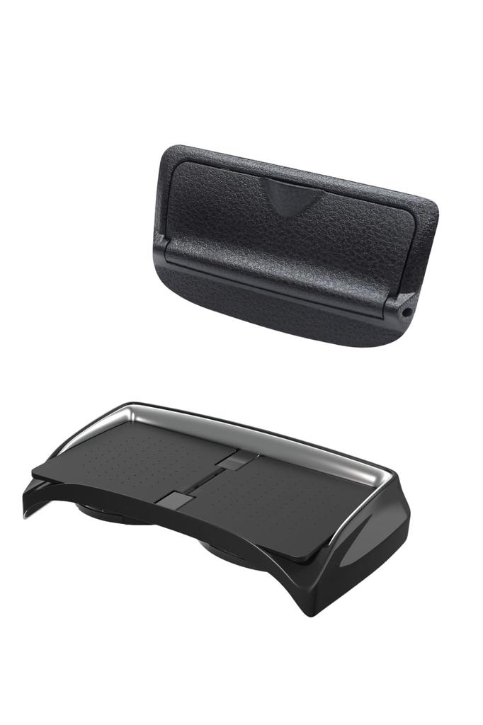 Tsuchiya Yac Console Tray with ETC Cover Set for 80 Series Toyota Harrier Vehicle-Specific Built-in (SY-HR15/SY-HR16)