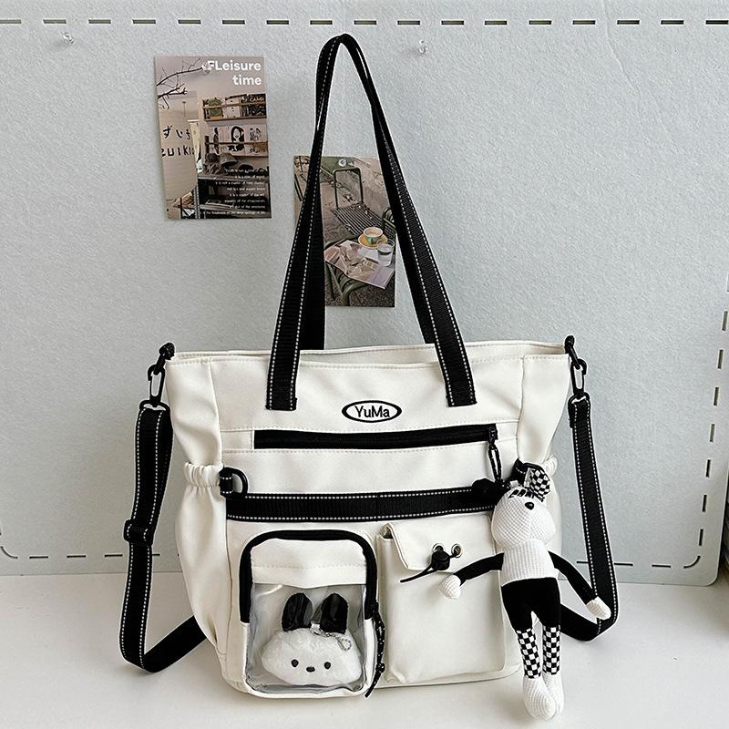 Schoolbag for Children Elementary School Students  Girls Junior High School Students  Large Capacity Color Blocking Backpacks  Backpacks