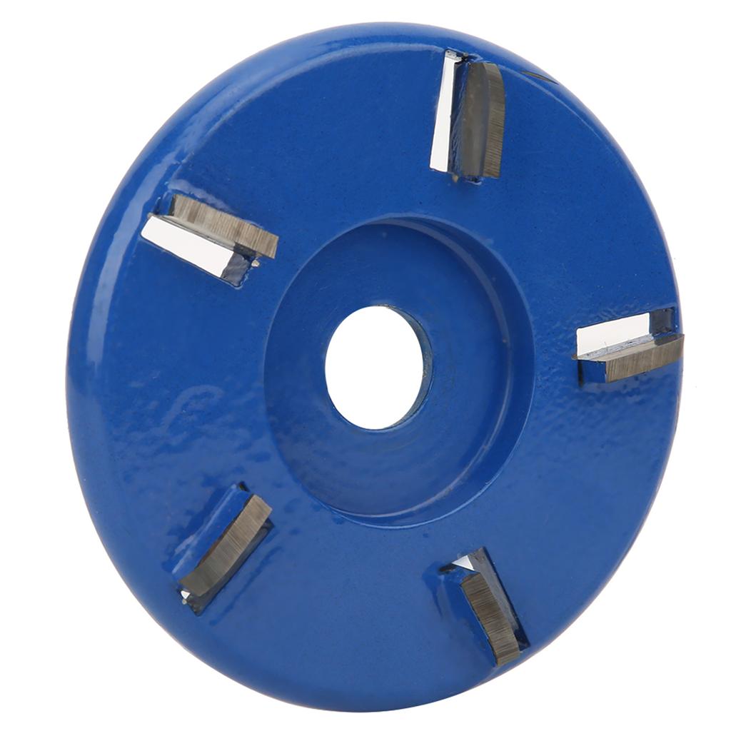5 Teeth Arc shaped Wood Cutting Disc Woodworking Angle Grinder Carving Polishing Tool(Blue )