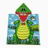 Cartoon Printed Children'S Bath Towel Cape, Microfiber Towel Material 1-12 Years Old Hooded Can Wear Bath Towel Breathable