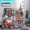 Custom Name Blanket James Bond Movie Collage Blanket Bedding Blanket for Travel, Camping, Living Rooms, Offices, Sofas, Fan Christmas Gift