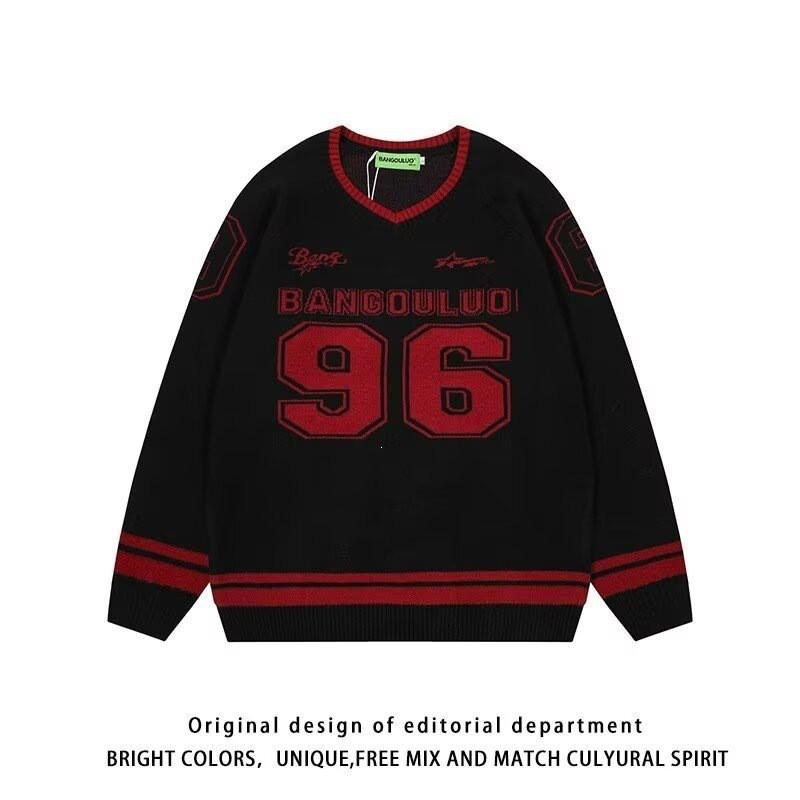 Pull Tricoté Oversize Hommes Femmes Hiver Chaud Coupe Ample Col Rond Manches Longues Pull avec Détail torsadé