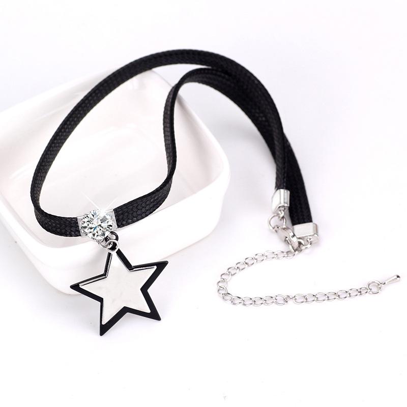 

Модное корейское геометрическое ожерелье-чокер со звездой для женщин, идеально для подарочных мероприятий и