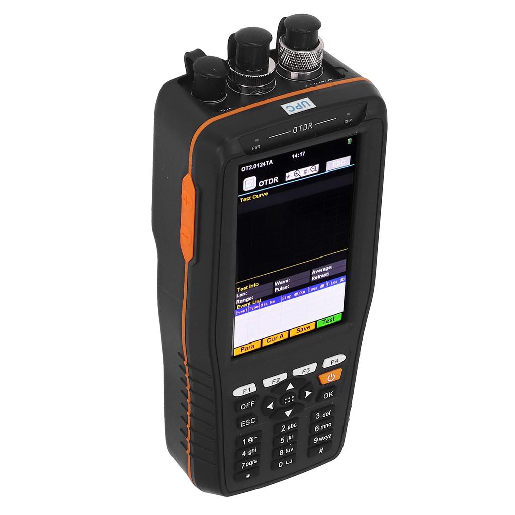 Optical Time Domain Reflectometer 0 To 60KM 4 In 1 OTDR Optic Fiber Tester 3.97in Screen 100‑240V EU Plug