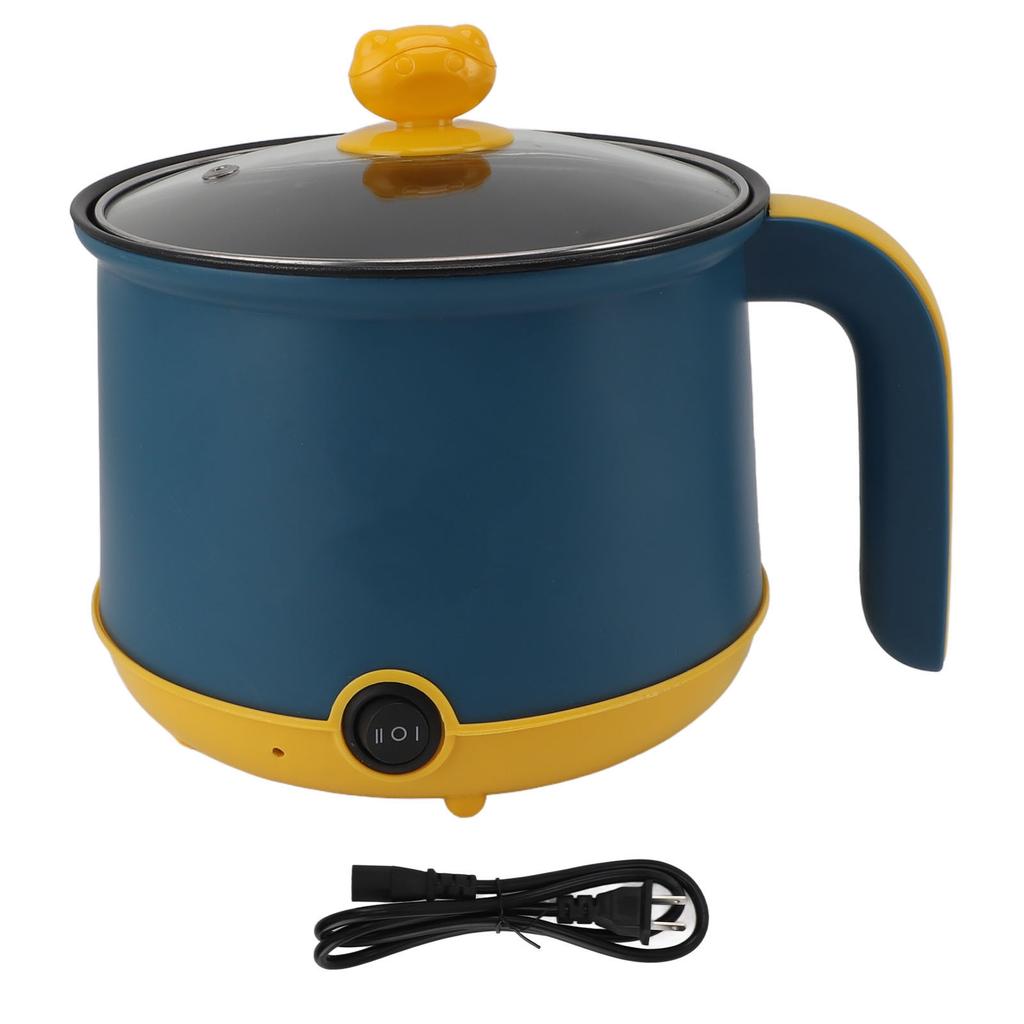 Electric Mini Hot Pot 1.8L 600W Non Stick 2 Levels Adjustable Stainless Steel Electric Pot Electric