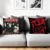 Cushion Cover Silky Short Plush Home Sofa Cushion Cover - Invisible Zipper Home Decoration Cool D-Deftones Band