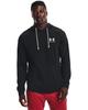 Rival Terry Hoodie Lightweight Fleece Fabric Black