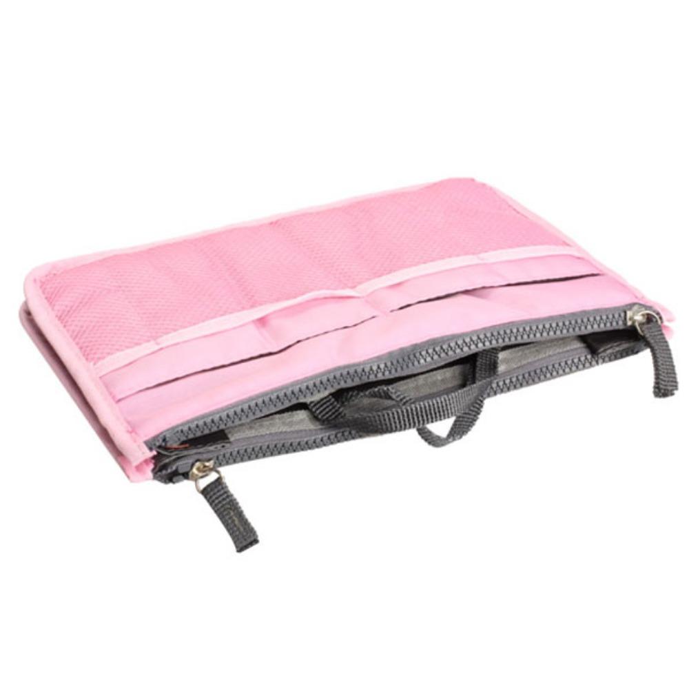 Newly Insert Liner Women's Bag Storage Bag Zip lock Bag Makeup Pouch Travel Cosmetic Handbag
