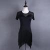 Women's Sexy Patchwork Latin Dance Dress with Summer Tassel Skirt