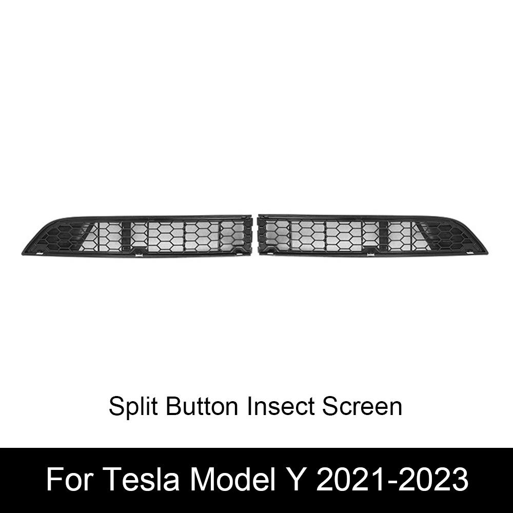 For Tesla Model 3 Highland Lower Bumper Anti Ect Net Anti Dust Proof Model Y Juniper Front Grille Mesh Cover Air Inlet Vent