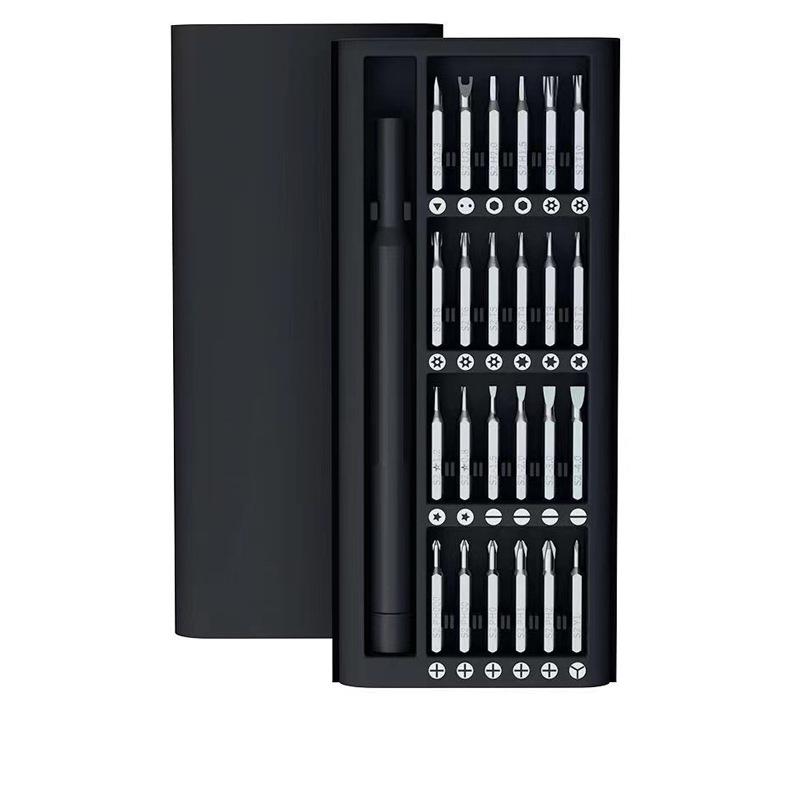 24-in-1 Precision Screwdriver Set with S2 Bits & Plastic Case for Multifunctional Mobile Phone Repair