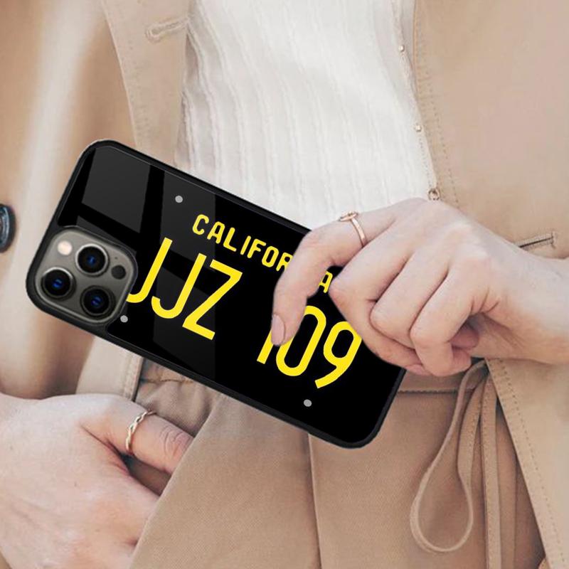 Retro Funny License Plate Magnetic Phone Case For APPLE iPhone 17 Air 16 14 13 12 Pro Max 15 Plus Wireless Charge MagSafe Cover