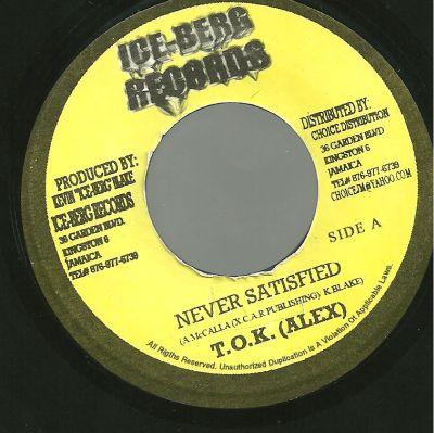 

7inch Record ALISTAIRE ALEX MCCALLA / SHAKA PO - Never Satisfied / Heart Of The Poor NONE Ice-Berg Record 2006 Jamaica Reggae, Ska & Dub Used