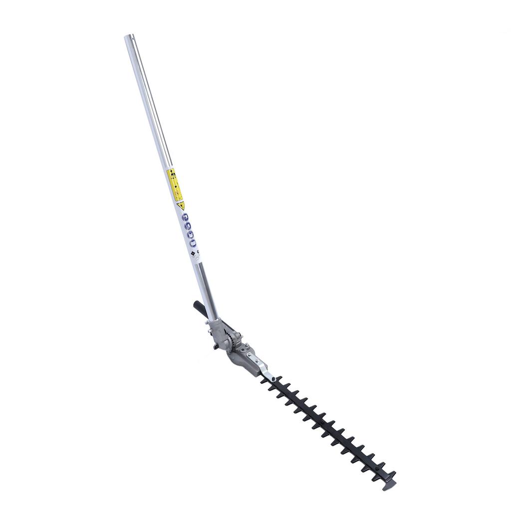 Hedge Trimmer Head High Efficiency Multifunctional   Hedge Trimmer Attachment with Extension Pole for Mowing Grass