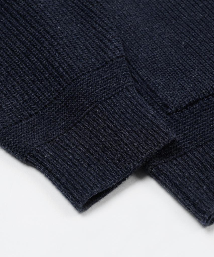 Frizmworks Heavy Wool Round Cardigan _ Indigo