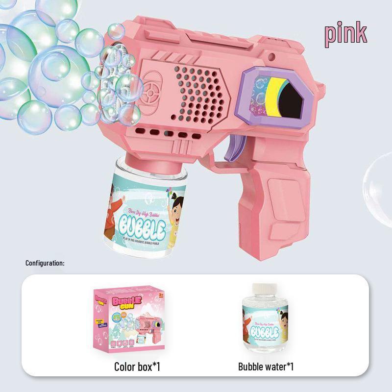 Electric Luminous Bubble Gun - Automatic Handheld Toy for Kids