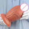 23 * 10CM Large And Oversized Anal Plug Penis Liquid Silicone Dual Hardness Simulation Oversized Dildo Adult Sex Toy