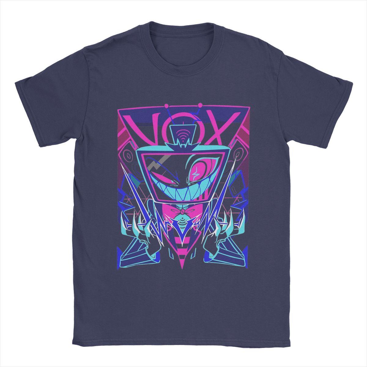 

Crazy Vox Hazbins Hoteled T-Shirts Men Crew Neck 100% Cotton T Shirt Short Sleeve Tees Unique Clothes XL
