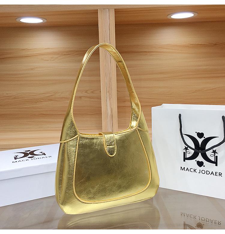 Kadınlar İçin Üst Düzey Taşlı Fransız Baget Omuz Çantası - 2025 Yeni Moda İş Gidip Gelme Tarzı