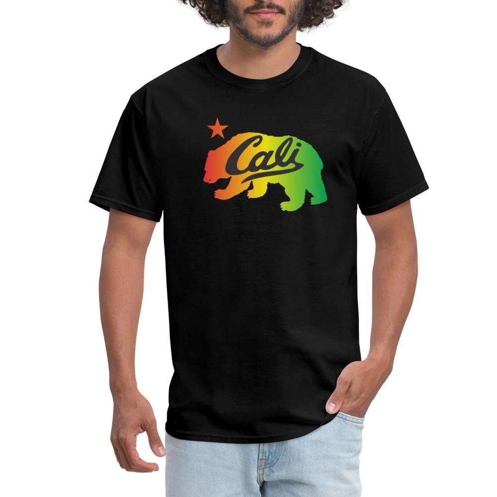 Cali Bear TRI Colors Men s T-Shirt Unisex T-Shirt S