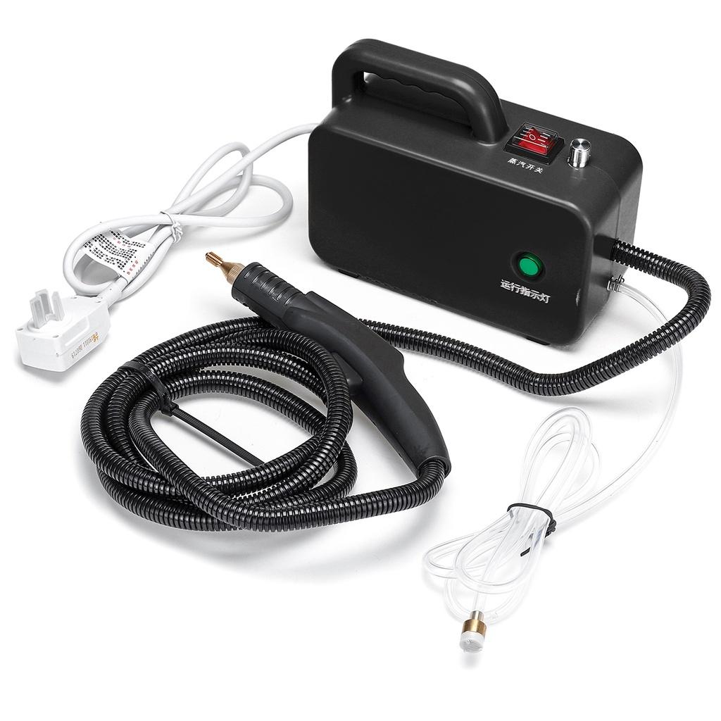 

Мобильная чистящая машина высокого давления и высокой температуры 220 В Пароочиститель Автоматическая подача воды Стерилизация Дезинфектор 1,6 м НОВИНКА 2800 Вт standard чёрный