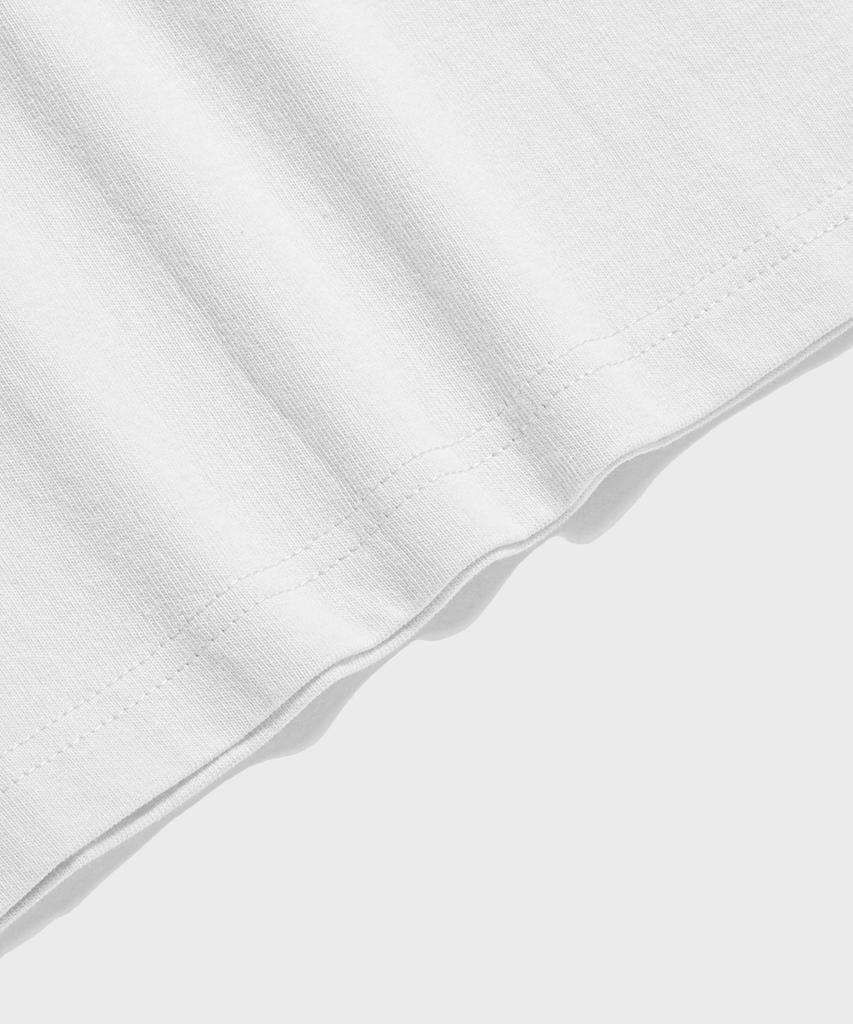Beulonseun 9Oz Usa Cotton Tubular Tee White