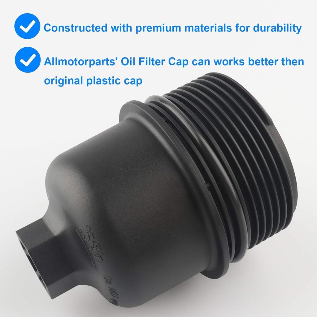 Oil Filter Housing Cap, Replace 68191350AA, 917-190 Compatible with - 200, 300,