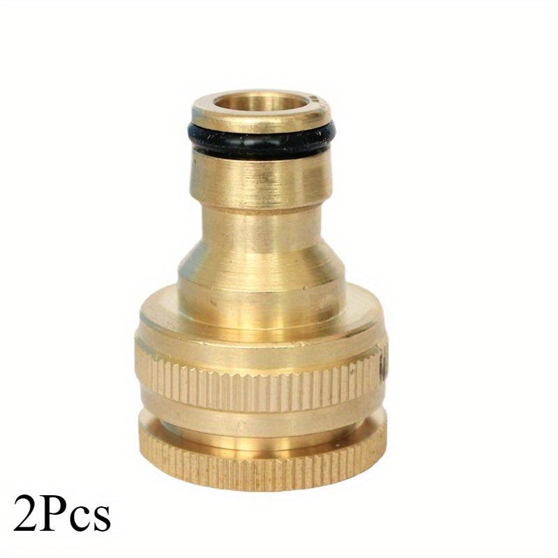 

2 шт. Латунный соединитель для шланга 3/4 1/2 Садовый резьбовой адаптер для водопроводной трубы Фитинг Соединитель для крана Аксессуары 2Pcs