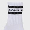 CLOUD ZERO 2S Crew Socks (2P) (0097054) CZFAF1SC903MN-WHITE